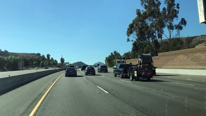 Plane Crashes, Catches Fire on California Highway