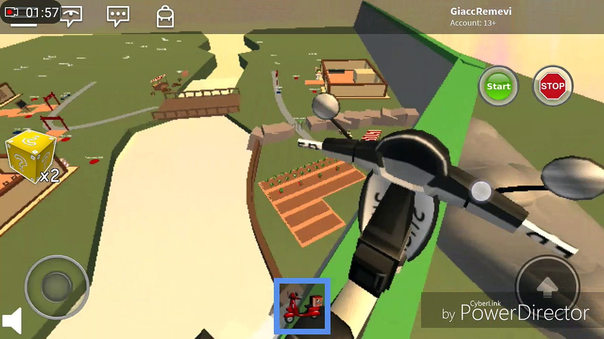 ⁣Glich Bike - roblox