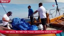 Bin 500 Türk, Yunan adalarında mahsur kaldı
