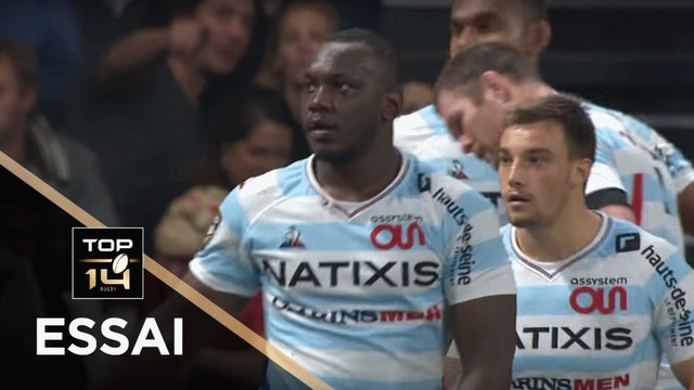 TOP 14 - Essai Jordan JOSEPH (R92) - Racing 92 - Pau- J8 - Saison 2018/2019