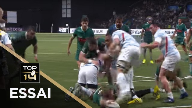 TOP 14 - Essai Laurent BOUCHET (SP) - Racing 92 - Pau- J8 - Saison 2018/2019