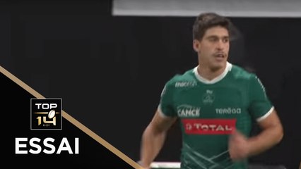 TOP 14 - Essai Thibault DAUBAGNA 1 (SP) - Racing 92 - Pau- J8 - Saison 2018/2019