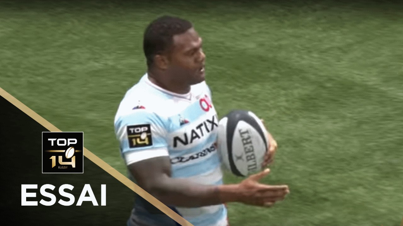 TOP 14 - Essai Virimi VAKATAWA (R92) - Racing 92 - Pau- J8 - Saison 2018/2019