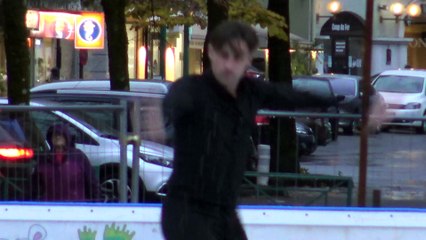 Brian Joubert à la patinoire de Cluses