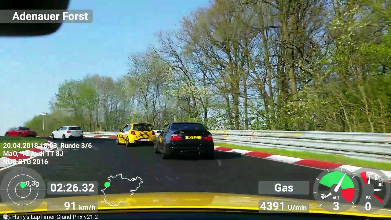 Audi tt rs vs. 2 "crazy" british bikers | nordschleife [btg] 20.04.2018 | busy lap | high speed wheelies | funny chase in heavy traffic
