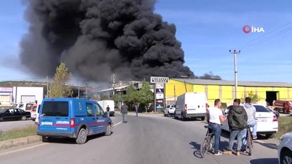 Keresteciler Sanayi Sitesinde Yangın... Ekiplerin Müdahalesi Sürüyor