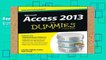 Review  Access 2013 For Dummies