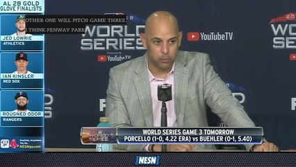 NESN Sports Today: Alex Cora Expecting Quality Start From Rick Porcello In World Series Game 3