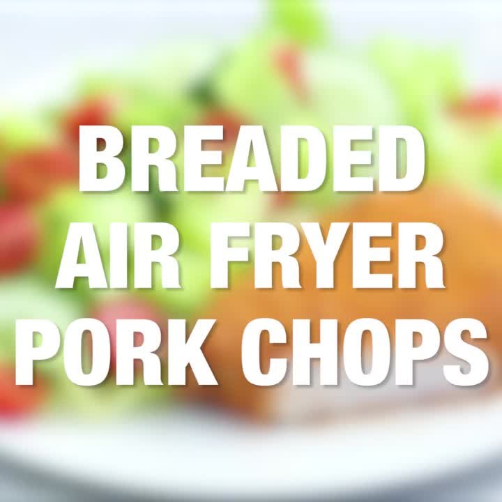 Crispy Breaded Pork Chops in the Air Fryer