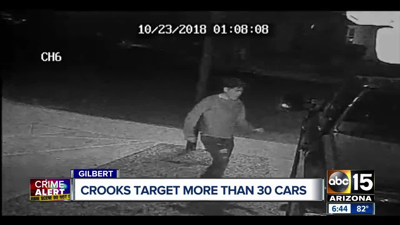 Another string of car break-ins in a Gilbert neighborhood