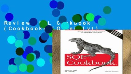 Review  SQL Cookbook (Cookbooks (O Reilly))