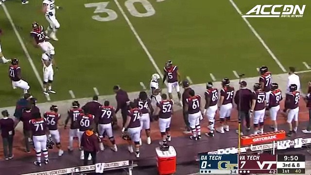 Georgia Tech vs Virginia Tech Football Highlights (2018)