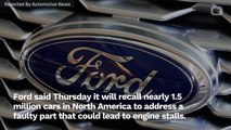 Ford Recalls Nearly 1.5 Million Focus Sedans For Engine Stall Issue