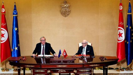 Jean-Claude Juncker à Tunis