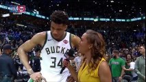 Antetokounmpo Postgame interview   Celtics vs Bucks Game 6   April 26 , 2018   NBA Playoffs