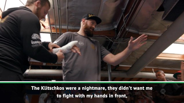 Fury takes swing at Klitschko ahead of Wilder fight