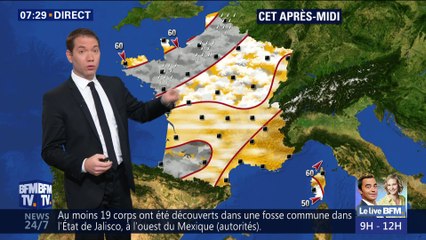 La météo pour ce vendredi 26 octobre 2018