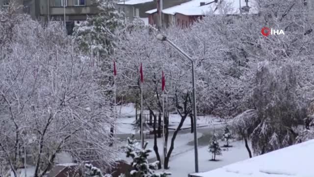Ardahan Kent Merkezi Beyaza Büründü