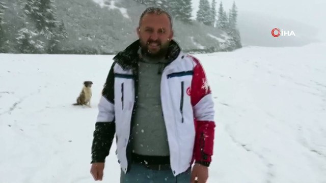 Çambaşı Yaylası beyaz örtüsünü giydi