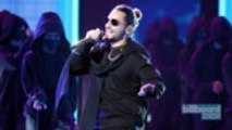 Maluma Performs Remix of 'Mala Mia' at 2018 Latin AMAs | Billboard News