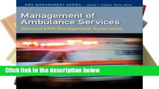 [P.D.F] Management of Ambulance Services [E.P.U.B]
