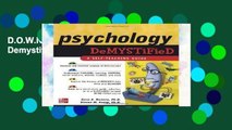 D.O.W.N.L.O.A.D [P.D.F] Psychology Demystified [E.P.U.B]