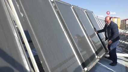 Güneş Enerjisi ile Binanın Yüzde 70'ini Isıtıyor