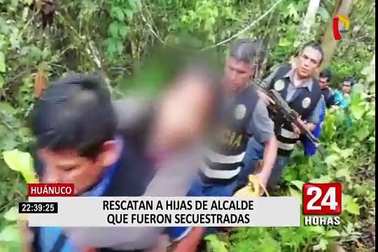 Hijas de alcalde de Huánuco fueron rescatadas tras feroz balacera