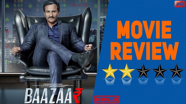 Movie Review | Baazaar | Saif Ali Khan | Rohan Mehra | Radhika Apte |