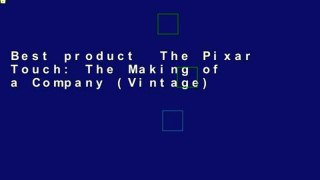 Best product  The Pixar Touch: The Making of a Company (Vintage)