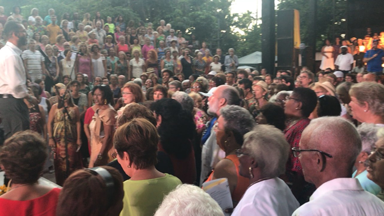 Urban voices: le concert des 500 Nantais et 250 Cubains