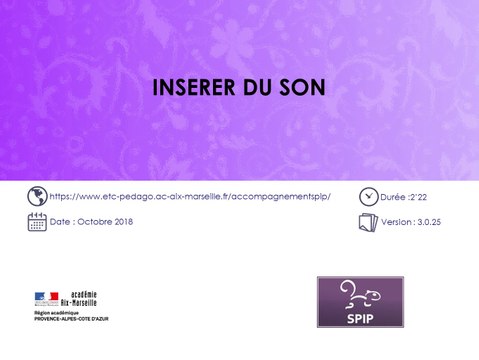 Insérer du son dans un article de SPIP