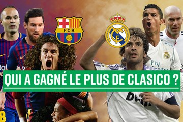 Barcelone-Real Madrid: Qui a gagné le plus de CLASICO ?