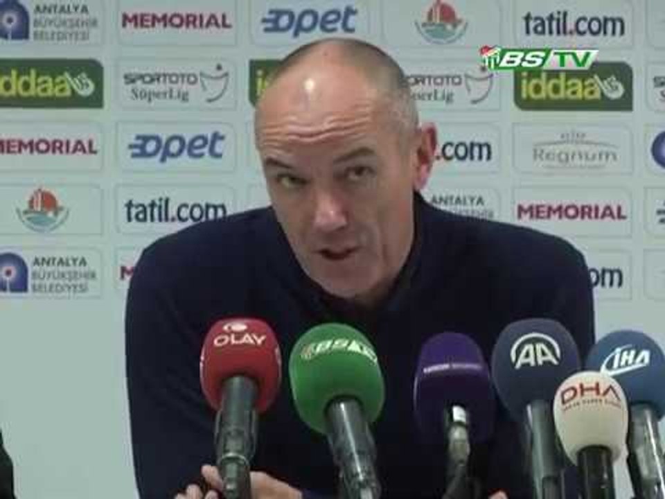 Teknik Direktörümüz Paul Le Guen'in Maç Sonu Açıklaması (STSL 27.Hafta: Antalyaspor 2-0 Bursaspor)