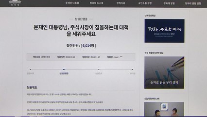"주가 대책 필요" 청와대 청원 글까지 등장 / YTN
