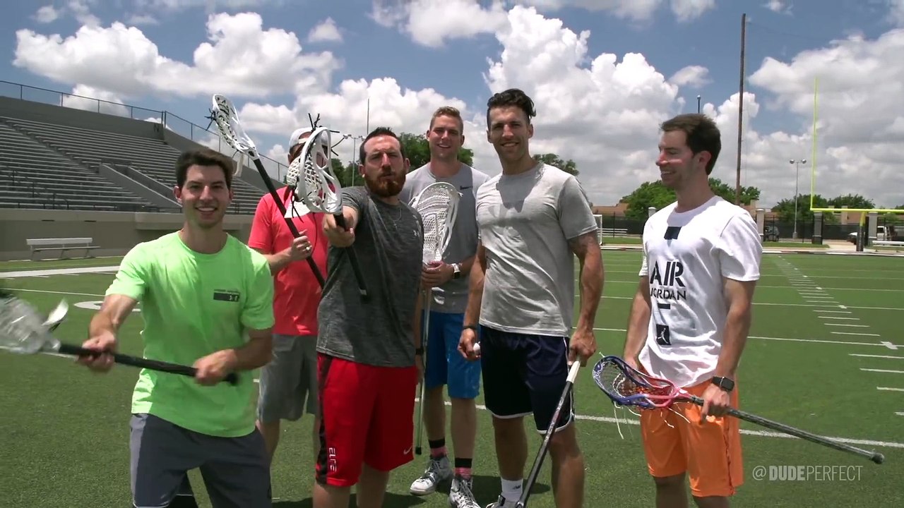Lacrosse Trick Shots - Dude Perfect