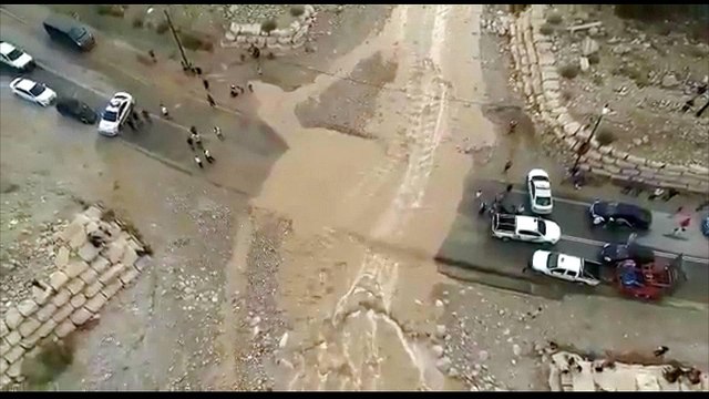 Jordan floods: Schoolchildren among 19 dead after bus swept away
