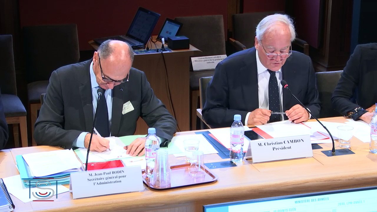 Audition au Sénat de M. Jean-Paul Bodin, secrétaire général pour l’administration