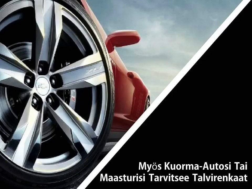 Myos Kuorma-Autosi Tai Maasturisi Tarvitsee Talvirenkaat