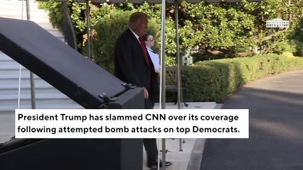 In 3 A.M. Tweet, Trump Lashes Out At 'Lowly Rated' CNN Over 'Blaming' Him For Attempted Bomb Attacks