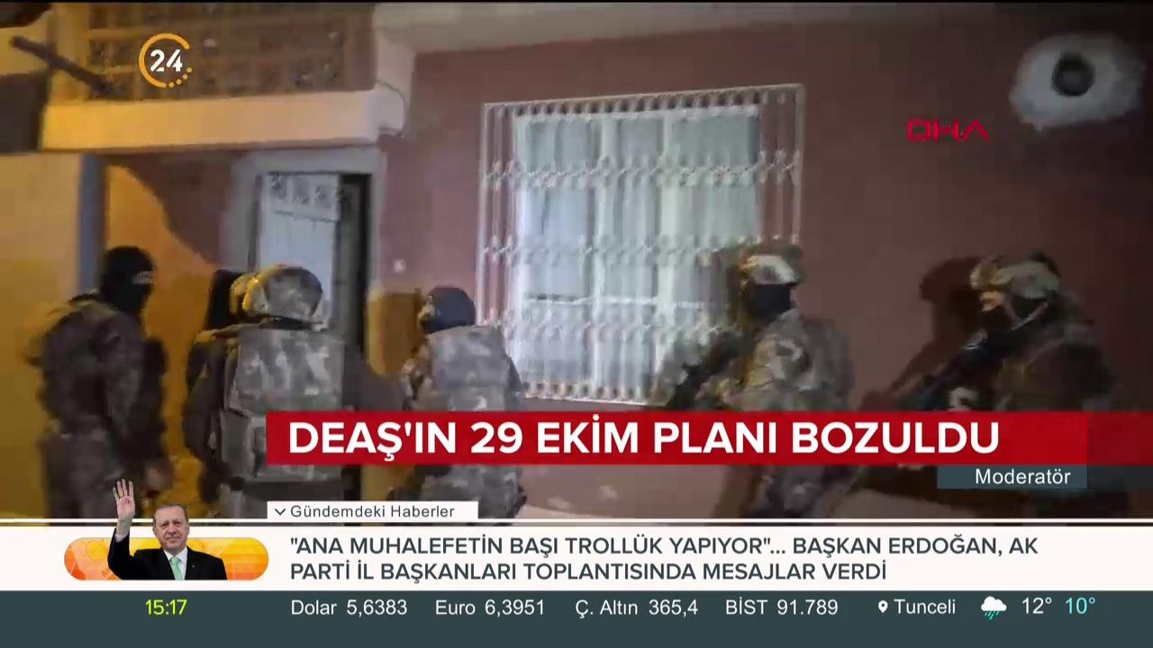 DEAŞ'ın 29 Ekim planı bozuldu