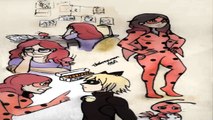 COCCINELLE IN FANFIC - LUCKY FOX PARADOX(Miraculous Ladybug Drawings)