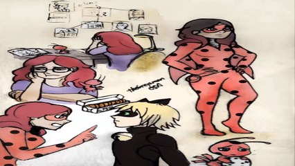 COCCINELLE IN FANFIC - LUCKY FOX PARADOX(Miraculous Ladybug Drawings)