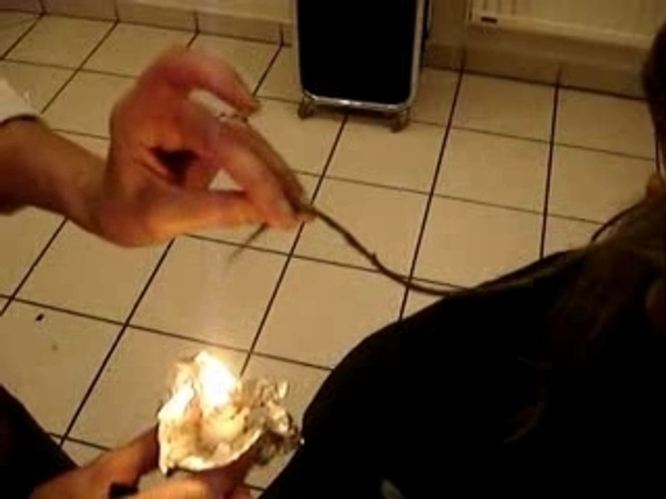 Vidéo brulage longue