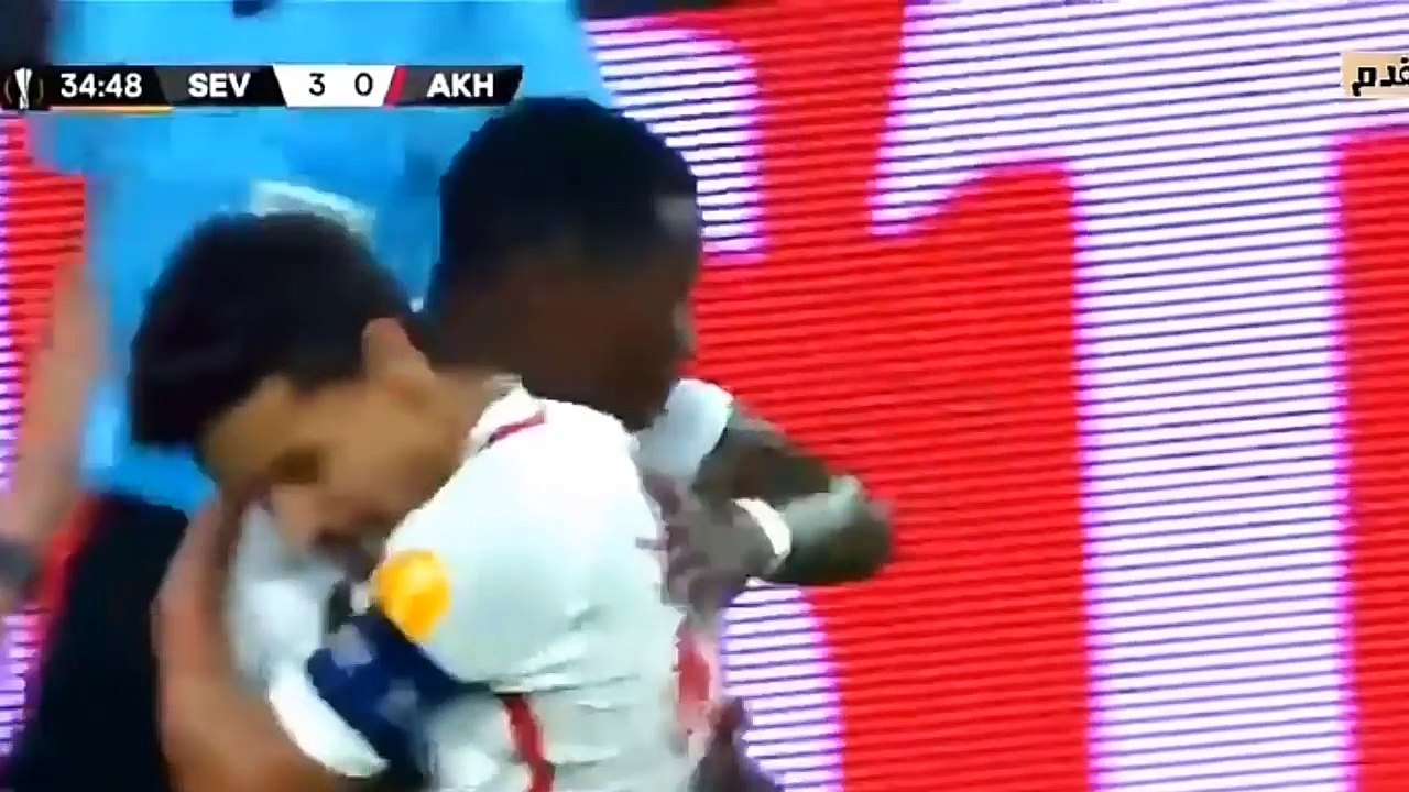 SEVILLA 6-0 AKHISAR RESUMEN EUROPA LEAGUE 2018