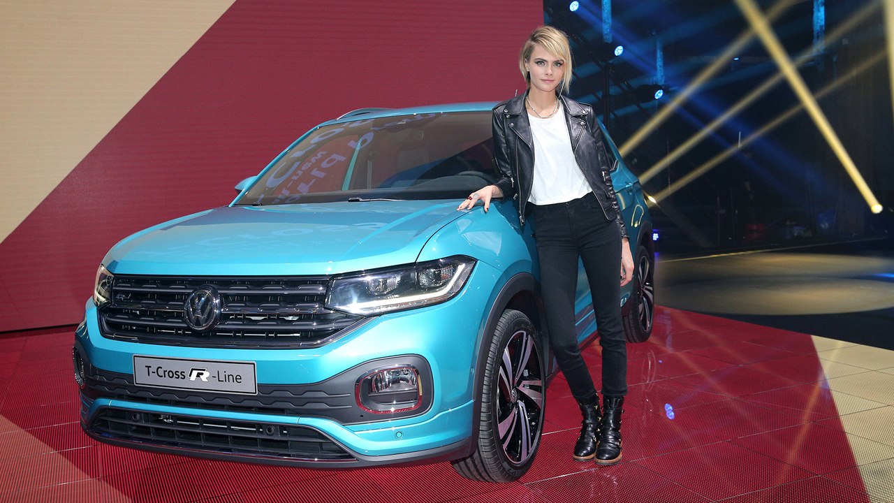 Weltpremiere des VW T-Cross - Volkswagens erstes Kleinwagen SUV