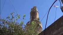 Gaziantep’te Cami Minaresine Yıldırım Düştü