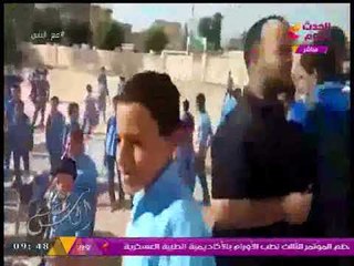 مشهد غير مسبوق| أطفال المدارس ينظمون مظاهرة بفناء المدرسة بعد وفاة "زميلهم" نتيجة الإهمال