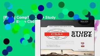 [P.D.F] CompTIA CSA+ Study Guide: Exam CS0-001 [A.U.D.I.O.B.O.O.K]