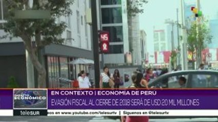 Perú: evasión fiscal será de 20 mil mdd al cierre de 2018